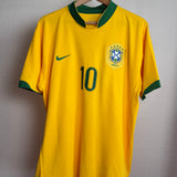 🇧🇷 Brasilien 2006 Heimtrikot – Ronaldinho #10 – Nike (XL)
