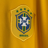 🇧🇷 Brasilien 2006 Heimtrikot – Ronaldinho #10 – Nike (XL)