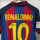 FC Barcelona 2003/04 Heimtrikot – Ronaldinho #10 (M)