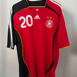 Deutschland (DFB) 2006 Auswärtstrikot – Podolski #20 – Adidas – Größe XXL