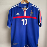 Frankreich F.F.F. 2000 Heimtrikot – Adidas (M) – Zidane #10