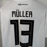 🇩🇪 Deutschland 2018 Heimtrikot – Müller #13 – Größe L