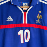Frankreich F.F.F. 2000 Heimtrikot – Adidas (M) – Zidane #10