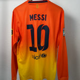 🟠🔵 FC Barcelona 2012/13 Auswärtstrikot LS – Messi #10 – Größe M