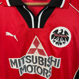 DEFEKT! Eintracht Frankfurt 1998/99 Heimtrikot – Mitsubishi Motors – Größe L