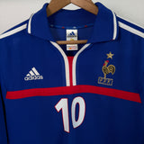 🔵⚪ Frankreich 2000 Heimtrikot – Zidane #10 – Größe M