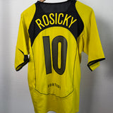 🟡⚫ Borussia Dortmund 2004/05 Heimtrikot – Rosický #10 – L