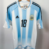 🇦🇷 Argentina 2004/05 Heimtrikot – Messi #18 – adidas