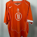 Niederlande Heimtrikot 2004 – van der Vaart #11 – Nike – Größe XL