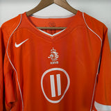 Niederlande Heimtrikot 2004 – van der Vaart #11 – Nike – Größe XL