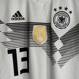 🇩🇪 Deutschland 2018 Heimtrikot – Müller #13 – Größe M