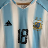 🇦🇷 Argentina 2004/05 Heimtrikot – Messi #18 – adidas
