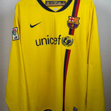 FC Barcelona 2008/09 Auswärtstrikot – Messi (LS, XL)