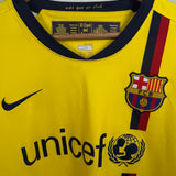 FC Barcelona 2008/09 Auswärtstrikot – Messi (LS, XL)