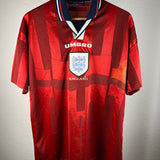 Vintage England Auswärtstrikot Set 1998 L
