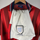 Vintage England Auswärtstrikot Set 1998 L