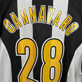 Juventus 2004/05 Home Shirt – Cannavaro #28 (L)