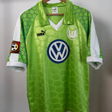 🟢⚪ VfL Wolfsburg 1997/98 Heimtrikot – Keller #6 – Player Issue