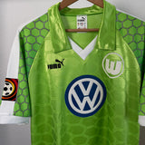 🟢⚪ VfL Wolfsburg 1997/98 Heimtrikot – Keller #6 – Player Issue
