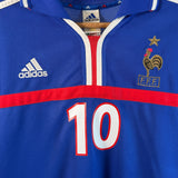 Frankreich F.F.F. 2000 Heimtrikot – Zidane #10 (L) France