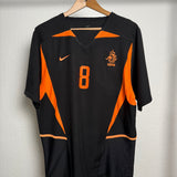 🟠 Niederlande 2002 Auswärtstrikot – Davids #8 – Nike – Größe M