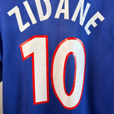 Frankreich F.F.F. 2000 Heimtrikot – Zidane #10 (L) France
