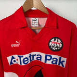 Eintracht Frankfurt 1993/94 Heimtrikot – Tetra Pak – Langarm – Größe M