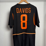 🟠 Niederlande 2002 Auswärtstrikot – Davids #8 – Nike – Größe M