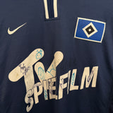 Hamburger SV (HSV) 2002/03 Away Shirt – Sandmann #6 (L) Long-Sleeved – Signed