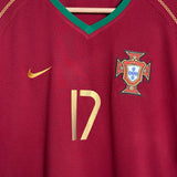 Portugal Nationalmannschaft 2006 Heimtrikot – Cristiano Ronaldo #17 (L)