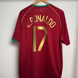 Portugal Nationalmannschaft 2006 Heimtrikot – Cristiano Ronaldo #17 (L)
