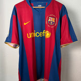 FC Barcelona 2007/08 Jubiläum Heimtrikot – Ronaldinho #10 – Nike (XXL)