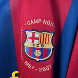 FC Barcelona 2007/08 Jubiläum Heimtrikot – Ronaldinho #10 – Nike (XXL)