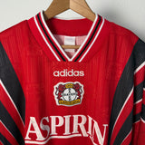 Bayer 04 Leverkusen 1997/98 Vintage Heimtrikot - XL Aspirin