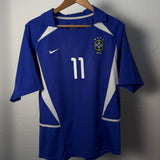 Brasilien 2002 Auswärtstrikot – Ronaldinho – Größe M