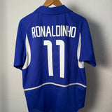 Brasilien 2002 Auswärtstrikot – Ronaldinho – Größe M