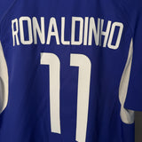 Brasilien 2002 Auswärtstrikot – Ronaldinho – Größe M
