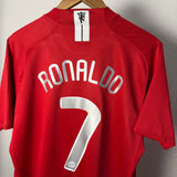 🔴 Manchester United 2007/08 Heimtrikot – Cristiano Ronaldo #7 – L