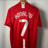 Manchester United 2007/08 Heimtrikot – Nike  – Cristiano Ronaldo #7 - M
