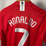 Manchester United 2007/08 Heimtrikot – Nike  – Cristiano Ronaldo #7 - M