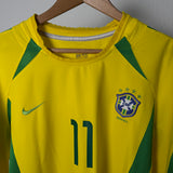 Brasilien 2002 Heimtrikot – Ronaldinho #11 – Nike (XXL)