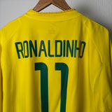 Brasilien 2002 Heimtrikot – Ronaldinho #11 – Nike (XXL)