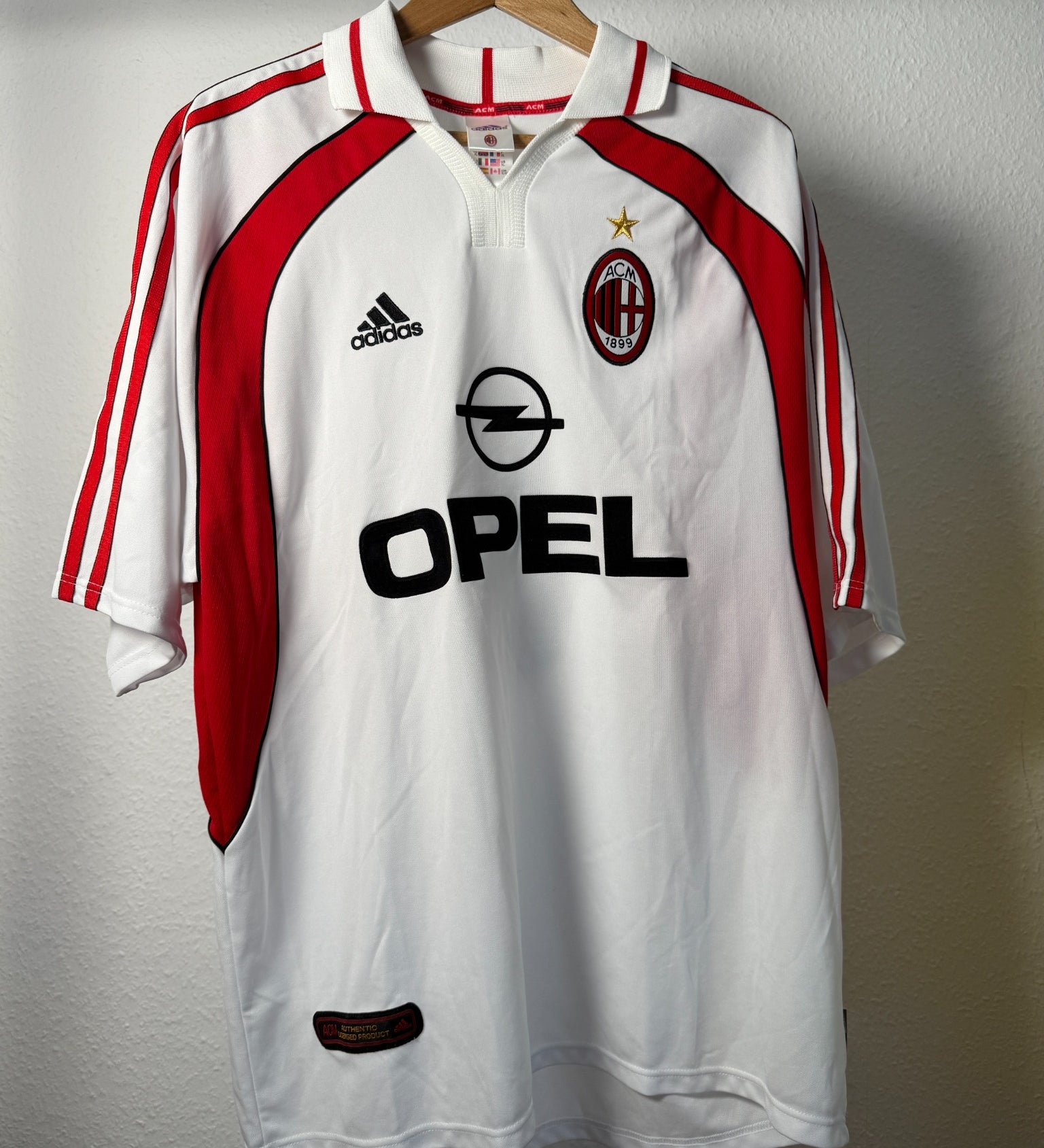 AC Milan 1998/99 Auswärtstrikot Maldini #3 XL Vorderseite