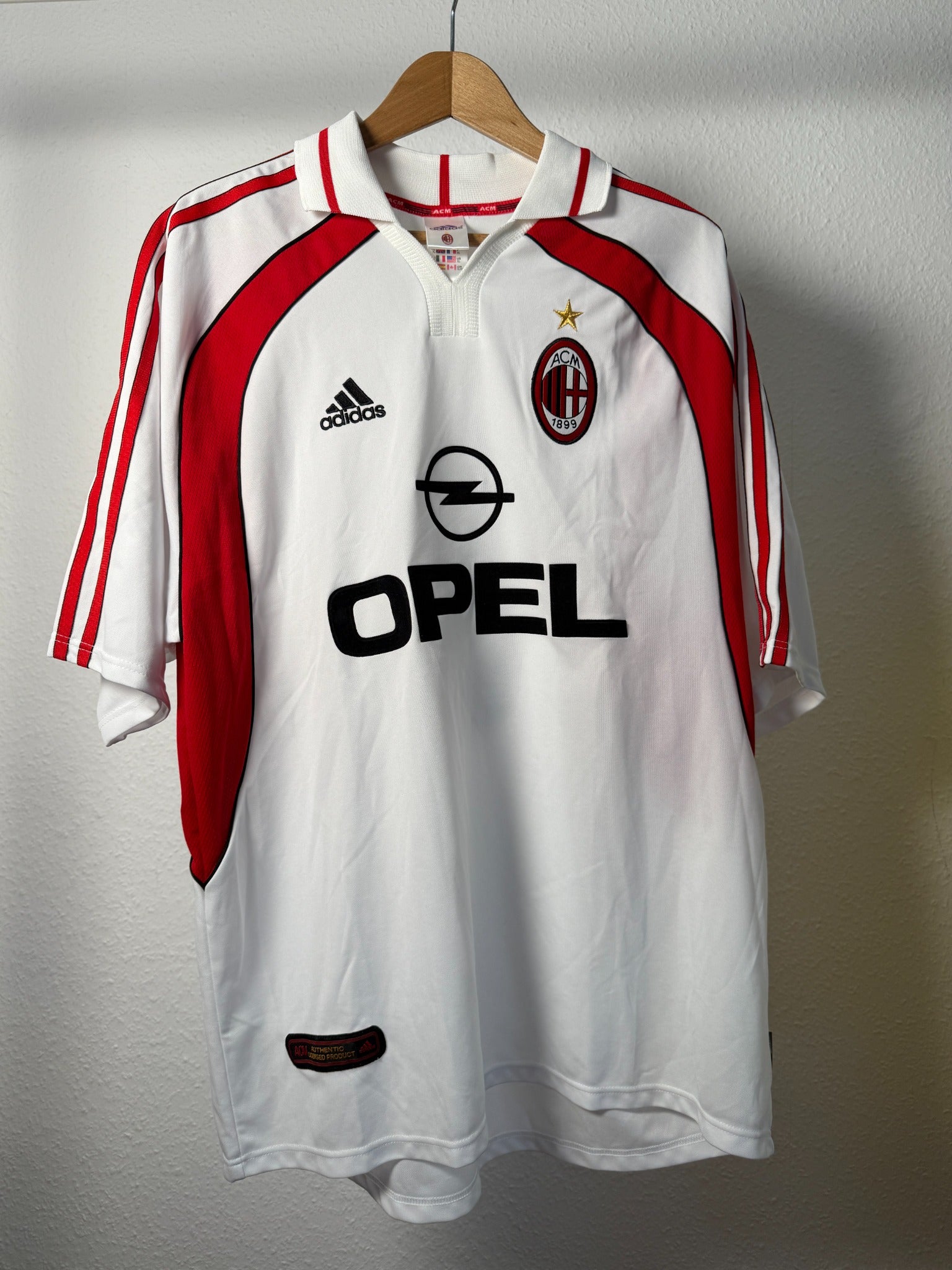 AC Milan 1998/99 Auswärtstrikot Maldini #3 XL Vorderseite