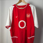 Arsenal 2002–04 Heimtrikot Henry #14 Größe L Vorderseite