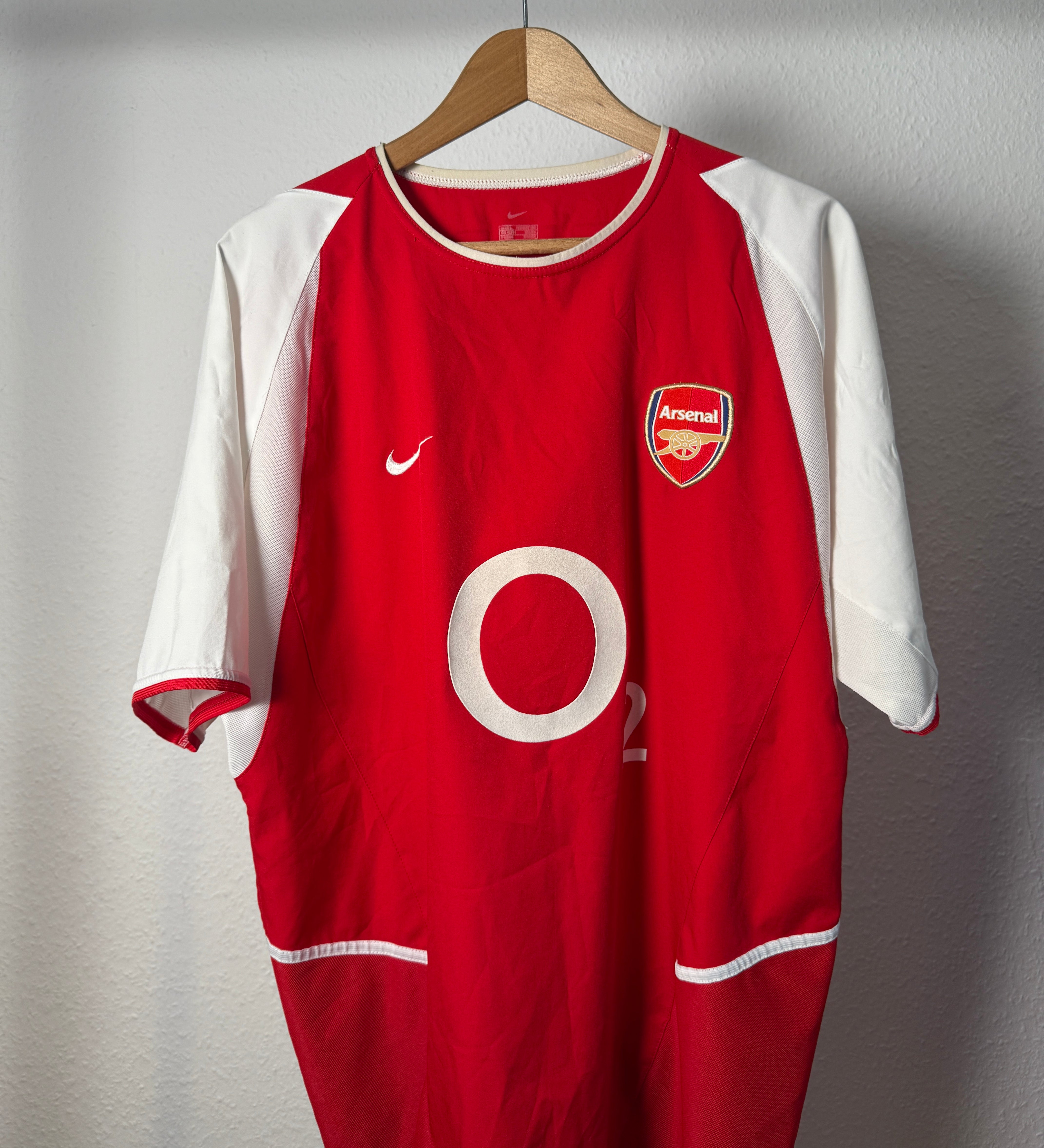 Arsenal 2002–04 Heimtrikot Henry #14 Größe L Vorderseite