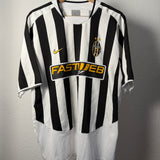 Juventus 2003/04 Heimtrikot Pavel Nedvěd 11 Nike Größe XL – Vorderseite