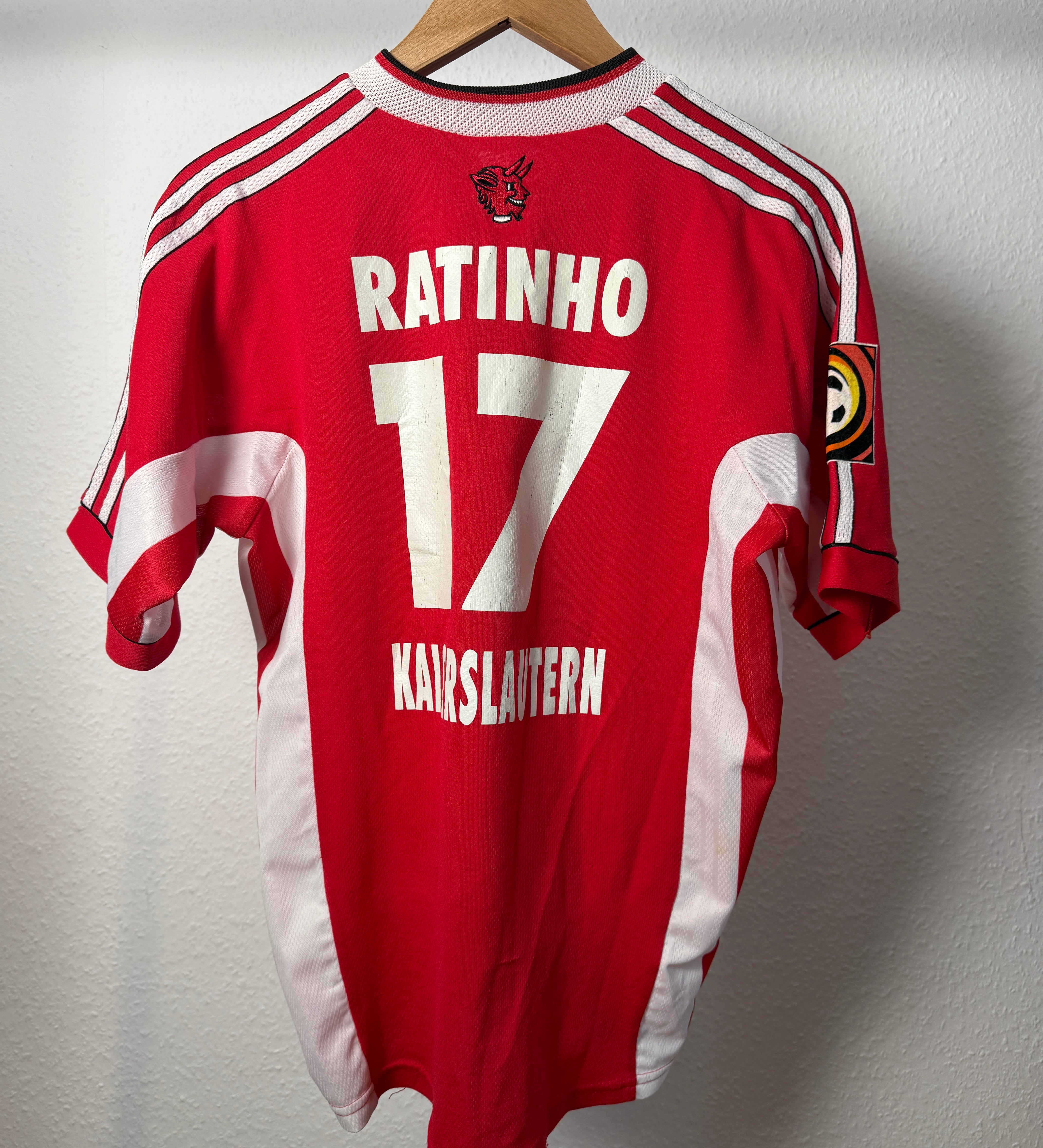 1. FC Kaiserslautern 1998/99 Ratinho #17 Größe S Rückseite