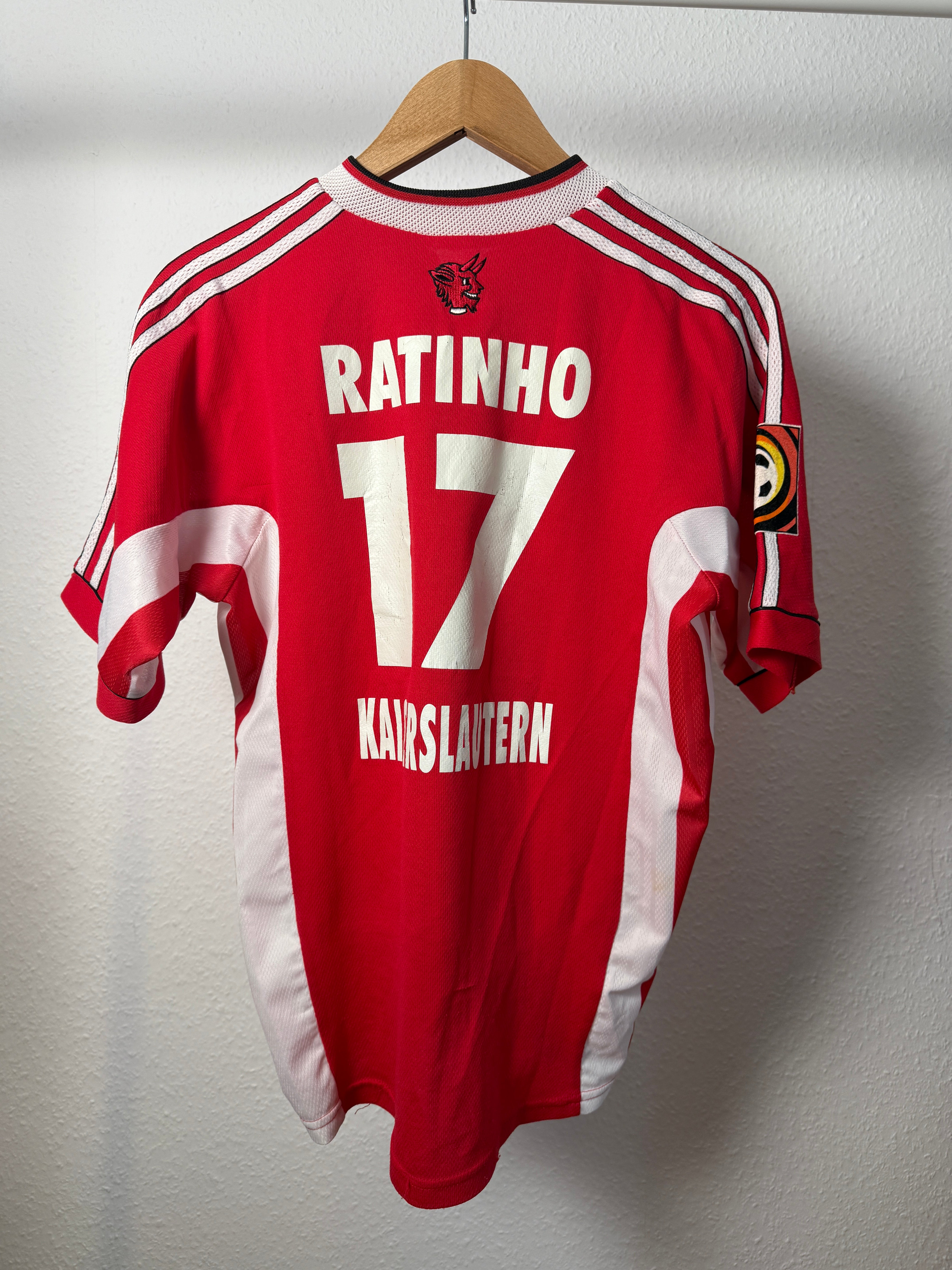1. FC Kaiserslautern 1998/99 Ratinho #17 Größe S Rückseite