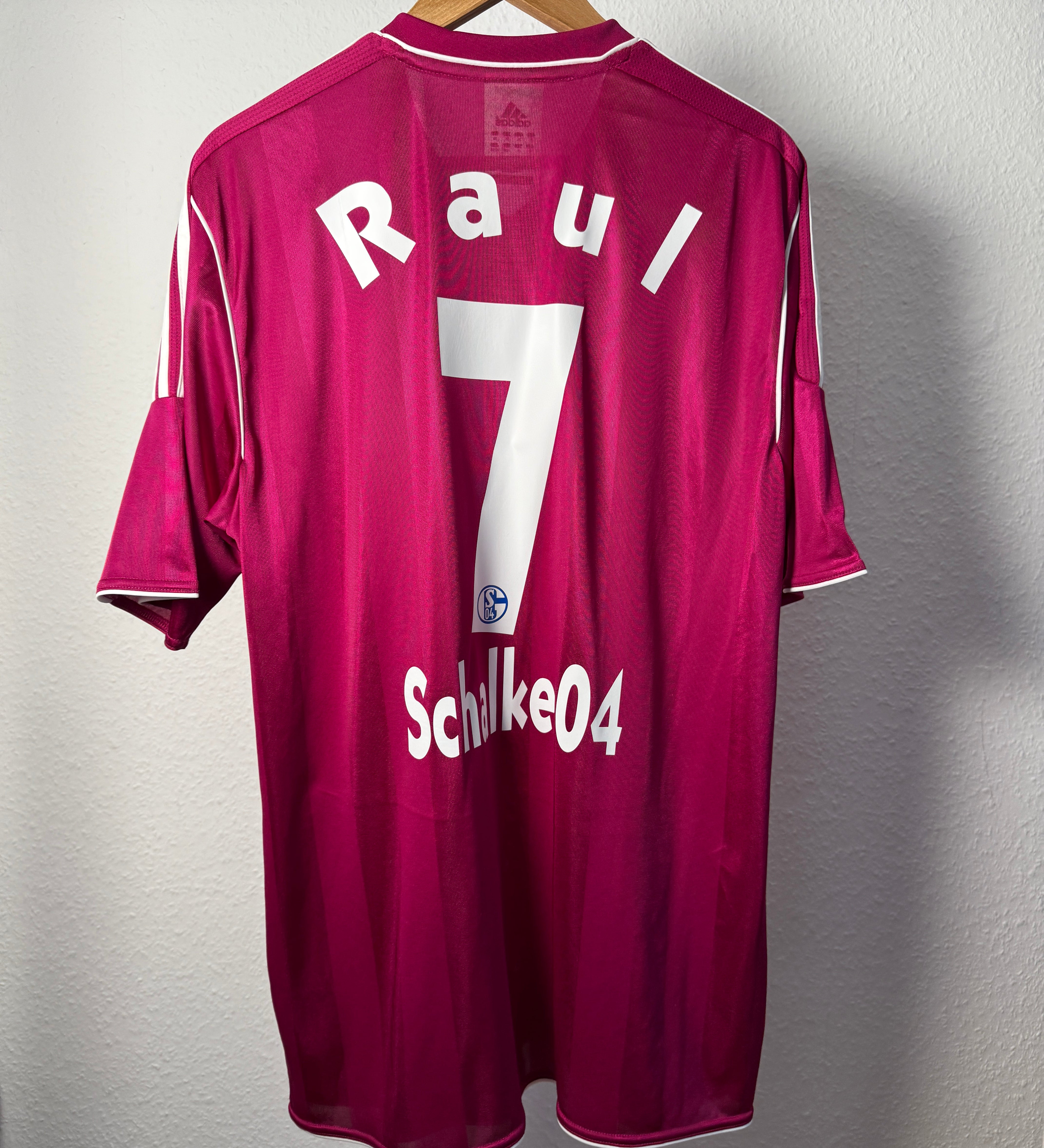 FC Schalke 04 2011/12 Third-Trikot Raúl 7 Größe XL – Rückseite